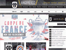 Tablet Screenshot of angers-sco.fr